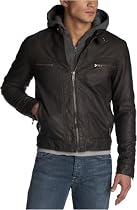 Perry Ellis Men's Combo Moto Jacket