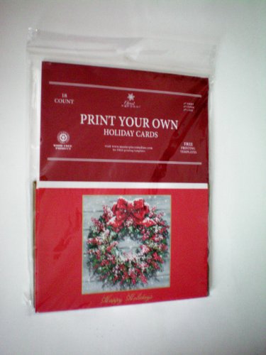 Print Your Own Holiday Cards -- 18 count -- Free Printing Templates Print Your Own Holiday Cards -- 18 count -- Free Printing Templates