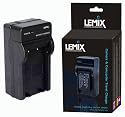 Lemix (ENEL9) fast-charger for battery ENEL9 for NIKON Digital SLR D40 D40X D60 D5000 (Includes car adaptor, UK and EU plugs)