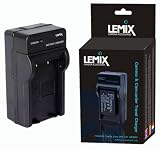 Lemix (CGAS301) chargeur de batterie rapide CGA-S301 CNP30 DLI2 DLI7 DB40 DBL50 FNP60 K5000 K5001 Li20B S1037 S1137 VBA10 pour KODAK EASYSHARE DX6490 DX7440 DX7590 DX7630 HD2000 LS420 LS433 LS633 LS743 LS753 P712 P850 TH1G Z730 Z760 // SANYO FH1 HD1000 P880 WH1 (Un adaptateur de voiture, et un adaptateur pour prise europeenne sonts inclus.)