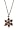 Michal Negrin Silver Star Anhanger mit Round Braun und Blau Swarovski Crystals