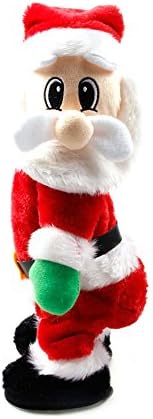 Christmas Santa Claus Figure Twisted Hip Twerking Singing Electric Toys for Kids XMAS Decorations Christmas Funny Gift and Celebration (Wiggle hip)