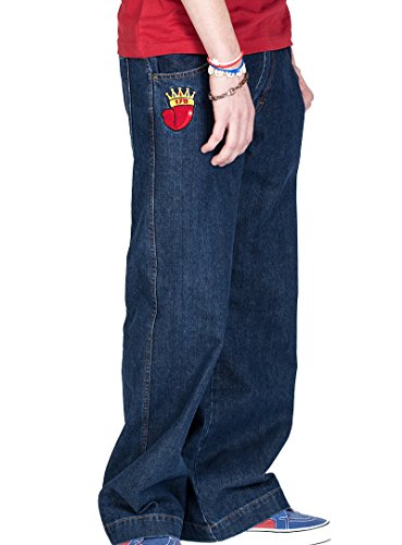JNCO Men's J179 Pipes- Leg Opening 23