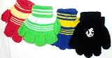 Set of Four Pairs of Multicolor Magic Gloves for Infants and Toddlers Ages 1-4 Years
