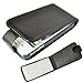 SODIAL(TM) Black Premium PU Leather Flip Case for Apple iPhone 4S / iPhone 4