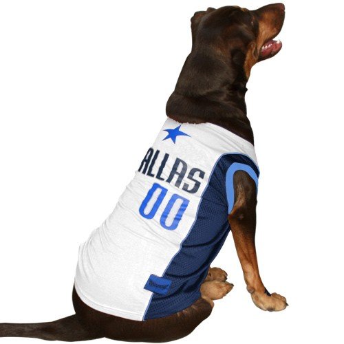 Dallas Mavericks #00 White Pet Mesh Jersey