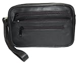 Produkt-Bild: Handgelenktasche,Herrentasche Louana Leder schwarz