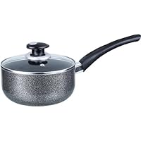 Brentwood Non-Stick 2-1/2 MM Aluminum Saucepan, 2-Quart, Gray