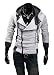 Assassin's Creed 3 Desmond Miles Cosplay Kostüm New Men's Hoodie Coat Jacket in Size M Grey