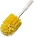 Carlisle 4001004 Sparta Spectrum Multi-Purpose Round Valve and Fitting Brush, Plastic Handle, Yellow Polyester Bristles, 6" L x 5" Dia. Brush, 16" Overall Length (Case of 6)