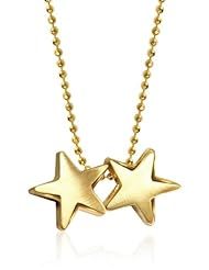 Alex Woo "Little Signs" Twin Stars Pendant Necklace