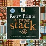 DCWV 72-Sheet Paper Cardstock Pad - Retro (12")