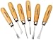 Footprint 101104 Beech Handle 6 piece Mini Carving Set