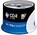 HP �f�[�^�pCD-R 700MB 52�{���Ή� �z���C�g���C�h�v�����^�u�� 50���X�s���h�� CDR80HPWBX50SA