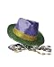 Mardi Gras Fedora Hat Adult