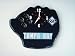 TAMPA BAY RAYS GLOVE WALL CLOCK