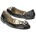 Guess Women's 'Foxy Lee' Patent Ornamental Flat (5.5M Black)