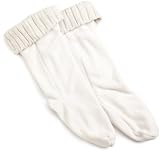 Betsey Johnson Women's Wide Rib Cuff Knee Length Boot Liner Socks