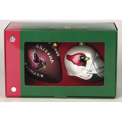 Arizona Cardinals Double Ornament Set