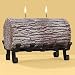 Yule Log Candle with Grate
