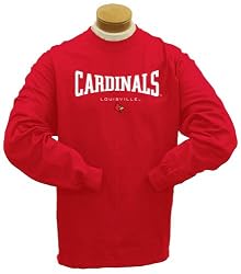 Louisville Cardinals Felt Applique Long Sleeve T-Shirt