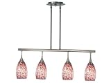 Kenroy Home 44304Bs-Conf Medici Convertible 4 Light Pendant, Multi Confetti