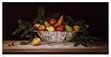 IMAGE OF Fruit And Silver HIGH QUALITY CANVAS Print With Light Added BRUSHSTROKES Patrick Farrell 25x13
