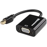 Cable Matters Mini DisplayPort (Thunderbolt&trade; 2 port Compatible) to VGA Male to Female Adapter in Black