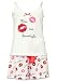 All Products : Sleepyheads Lips White Cami and Short Set - Seen On NBC's Today Show