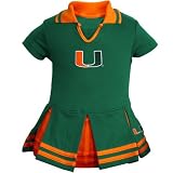 Miami Hurricanes Green Infant Cheerleader Dress