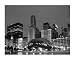 Chicago Black &White Photographic Poster Print by Patrick J. Warneka, 16x20
