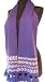 Handmade Winter Alpaca Scarf - Andean Purple (Extra Large) [Apparel]