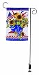 Deck Mount Garden Flag Stand