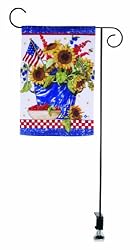 Deck Mount Garden Flag Stand
