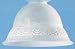 Westinghouse Lighting 81295 Neckless White Swirl Ceiling Fan Light Shade with Arch Design