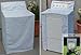 Dryer Saver Slip Cover Easy Access From Top and Front 27 in Wide BLUE BASKETS (also available in other colors - see description)