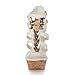 Bogata 04 Womens Metallic Embellished Embellished Platform Strappy Open Toe Wedges White