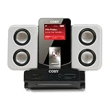 Coby MP-C68347 MP3 Player with 1 GB Flash Memory and Stereo Speaker System
