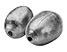 South Bend Egg Sinker (Silver) 1/2 oz, Pack of 6