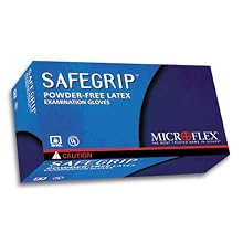 Microflex SG375XL SafeGrip Powder Free Latex Glove Size Extra Large (Box of 50)