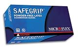 Microflex SG375XL SafeGrip Powder Free Latex Glove Size Extra Large, 50 Box