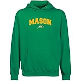 NCAA George Mason Patriots Kelly Green Logo Arch Lightweight Pullover Hoody