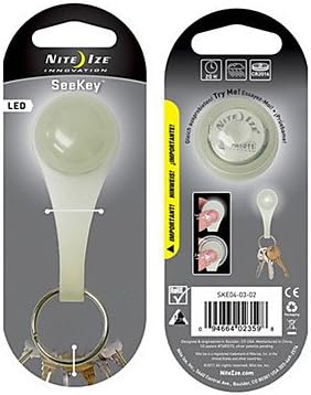 RayShop - Nite Ize Bicycle SeeKey Safety Light with Keychain (White/Green) ( Color : Green )