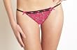 Betsey Johnson Stretch Mesh String Thong 720733
