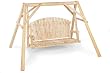 Jack Post North Woods 5-Foot Log  Swing and Frame, Natural Finish