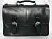 Authentic Coach Thompson Black Leather Briefcase Laptop Bag #6455