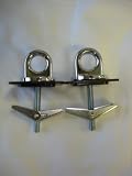 Core Stake Pocket Anchor Tie Downs Chrome Universal Fit - Truck bed tie downs with a 5/8