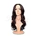 Kamo Dark Brown Charming Long Wavy Hair Wig + Wig Cap
