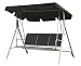 SWINGING 3 SEATER GARDEN HAMMOCK SWING SEAT TEXTOLINE