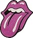 The Rolling Stones Purple Tongue Embroidered iron on Patch